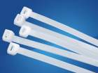 7.6mm width natural/white cable ties 