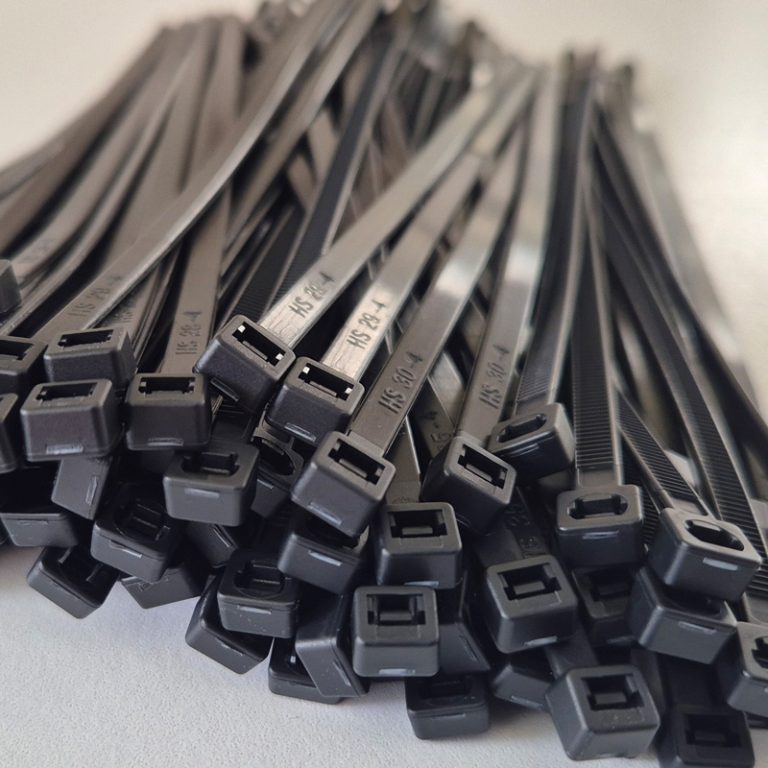 150mm x 3.6mm Black - 100 Pack Black Cable Ties
